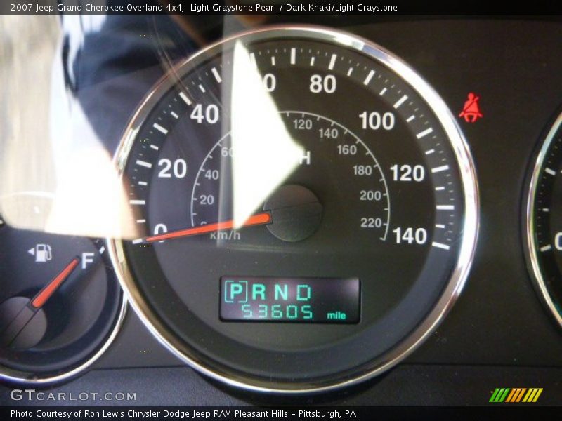 Light Graystone Pearl / Dark Khaki/Light Graystone 2007 Jeep Grand Cherokee Overland 4x4