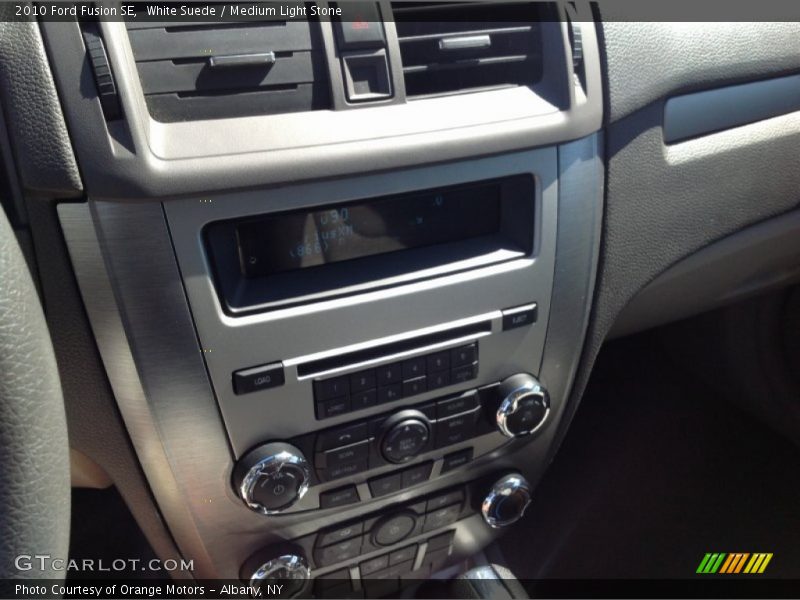 White Suede / Medium Light Stone 2010 Ford Fusion SE