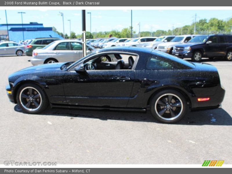 Black / Dark Charcoal 2008 Ford Mustang Bullitt Coupe