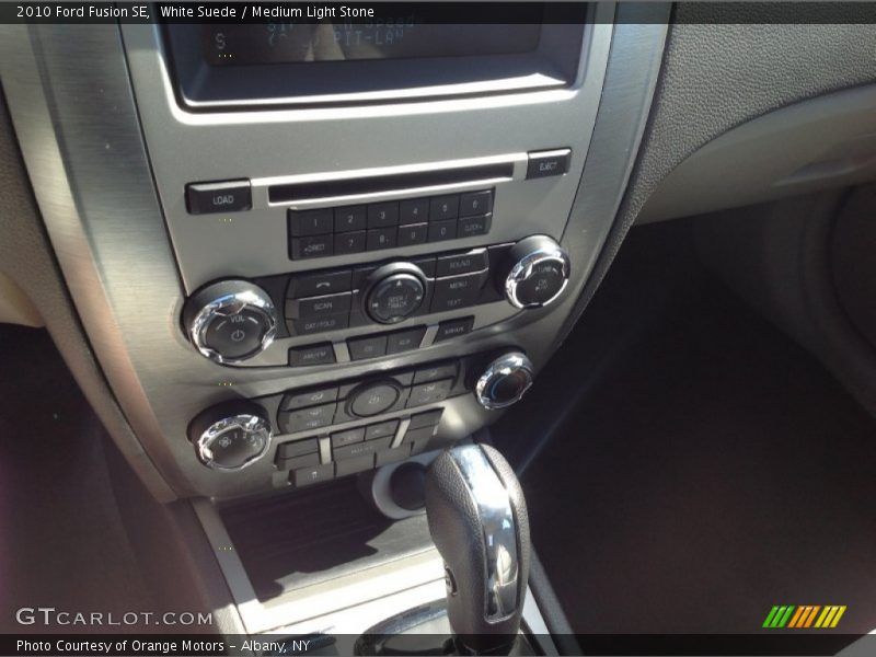 White Suede / Medium Light Stone 2010 Ford Fusion SE