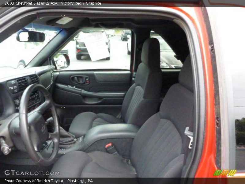 Victory Red / Graphite 2003 Chevrolet Blazer LS 4x4