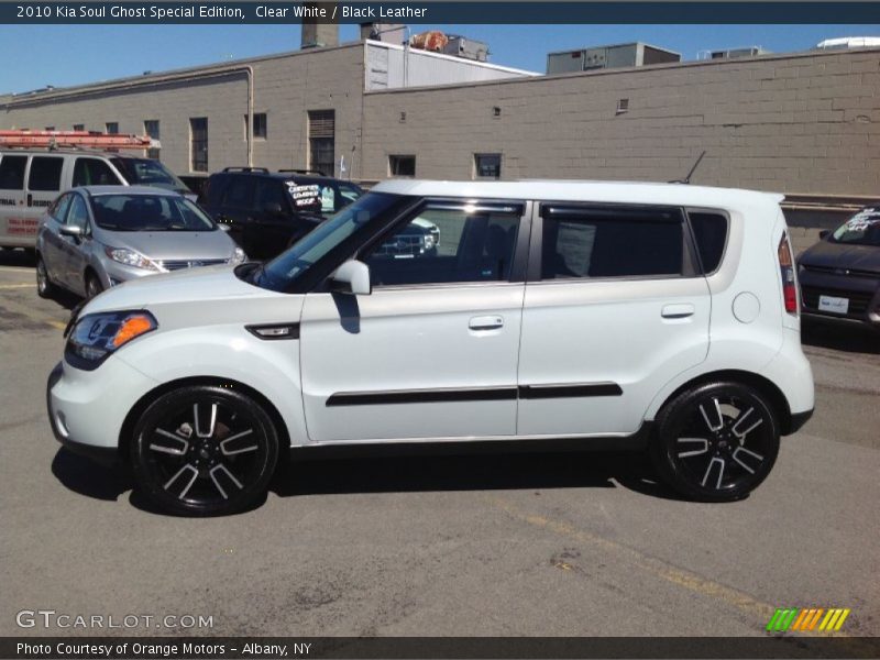 Clear White / Black Leather 2010 Kia Soul Ghost Special Edition