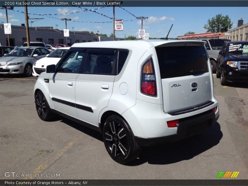 Clear White / Black Leather 2010 Kia Soul Ghost Special Edition