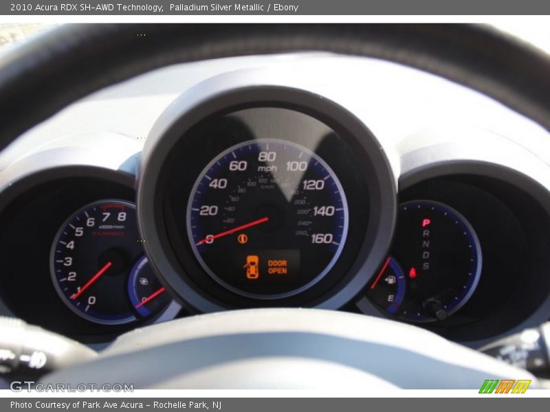 Palladium Silver Metallic / Ebony 2010 Acura RDX SH-AWD Technology
