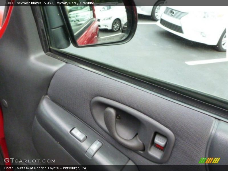 Victory Red / Graphite 2003 Chevrolet Blazer LS 4x4