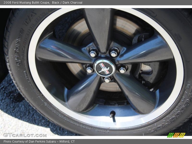 Black / Dark Charcoal 2008 Ford Mustang Bullitt Coupe
