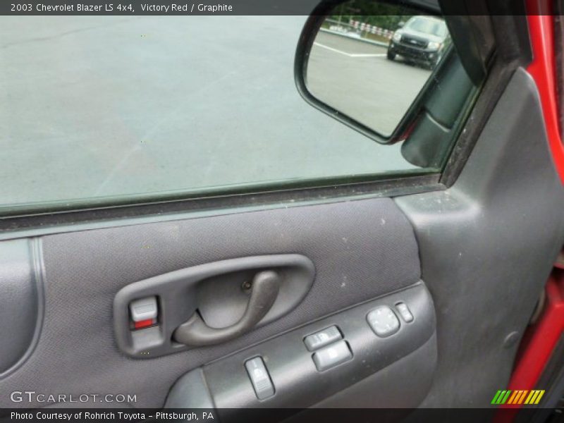Victory Red / Graphite 2003 Chevrolet Blazer LS 4x4