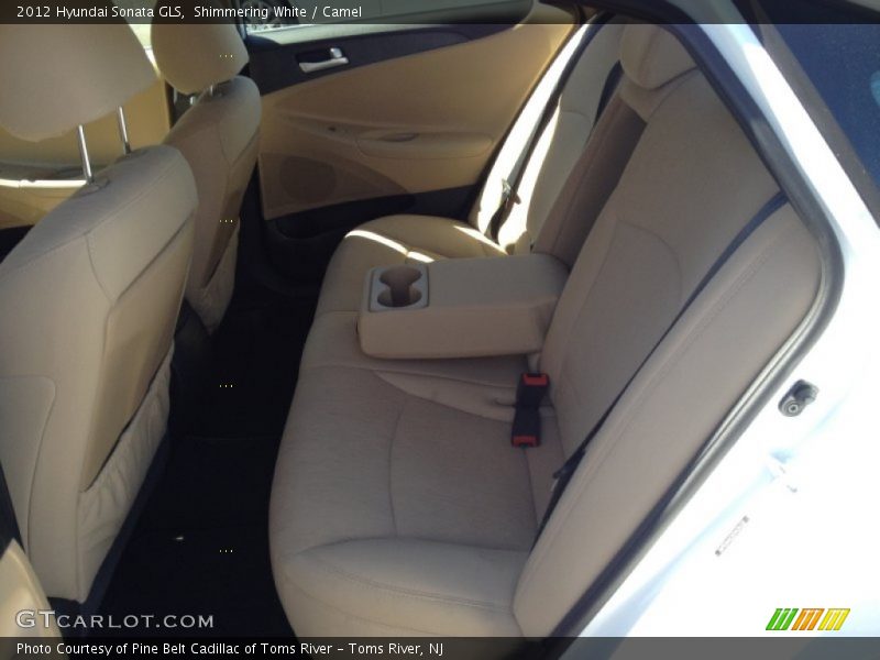 Shimmering White / Camel 2012 Hyundai Sonata GLS
