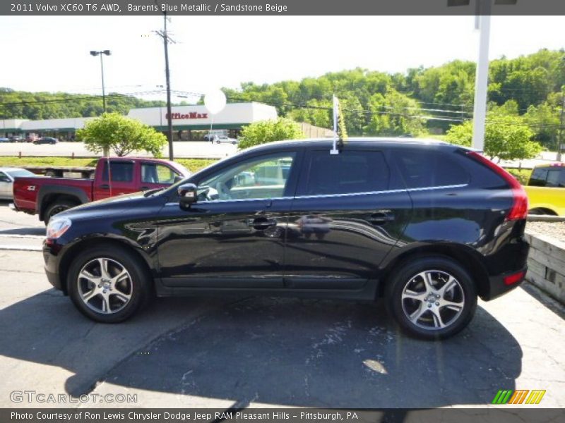 Barents Blue Metallic / Sandstone Beige 2011 Volvo XC60 T6 AWD