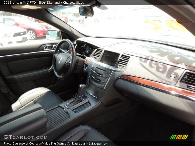 Silver Diamond / Charcoal Black 2013 Lincoln MKS FWD