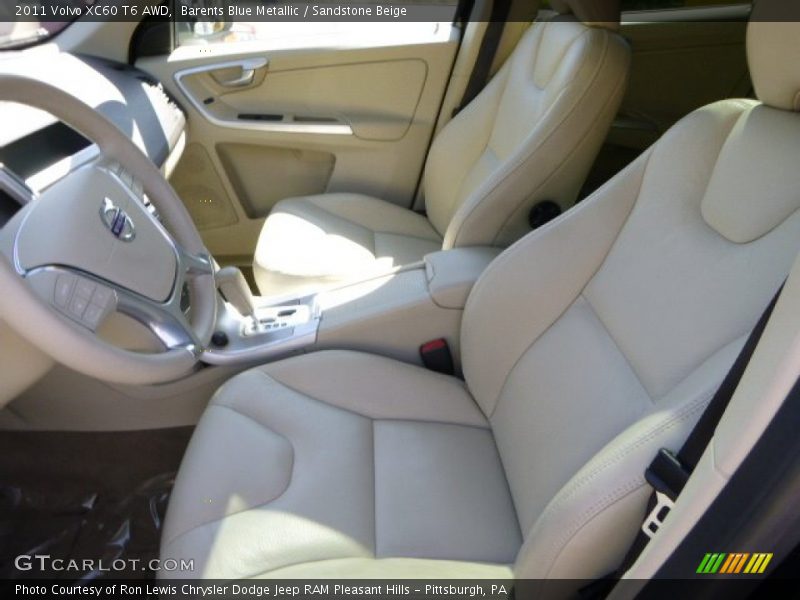 Barents Blue Metallic / Sandstone Beige 2011 Volvo XC60 T6 AWD
