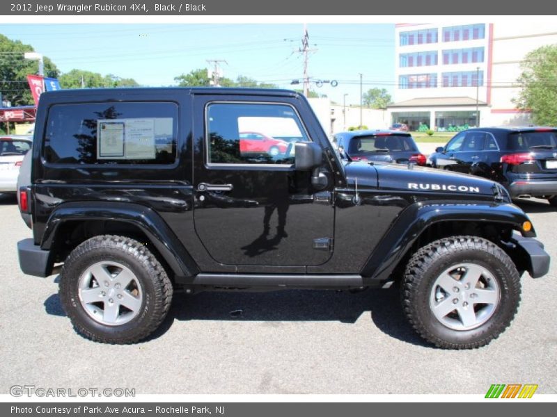 Black / Black 2012 Jeep Wrangler Rubicon 4X4
