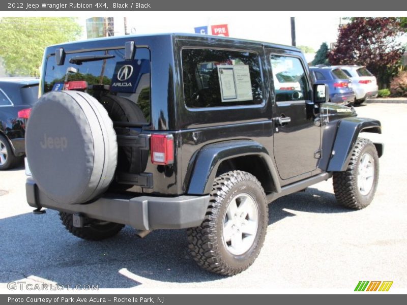Black / Black 2012 Jeep Wrangler Rubicon 4X4