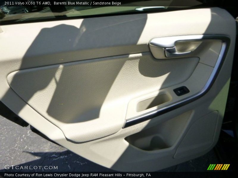 Barents Blue Metallic / Sandstone Beige 2011 Volvo XC60 T6 AWD