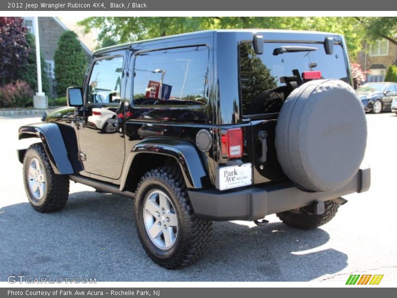Black / Black 2012 Jeep Wrangler Rubicon 4X4