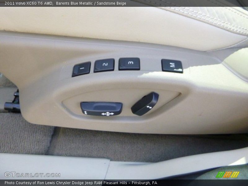 Barents Blue Metallic / Sandstone Beige 2011 Volvo XC60 T6 AWD