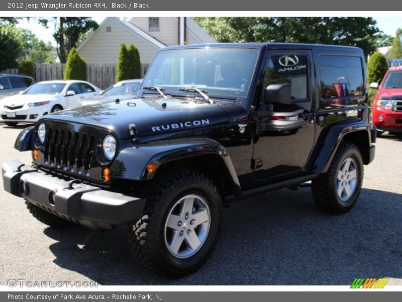 Black / Black 2012 Jeep Wrangler Rubicon 4X4
