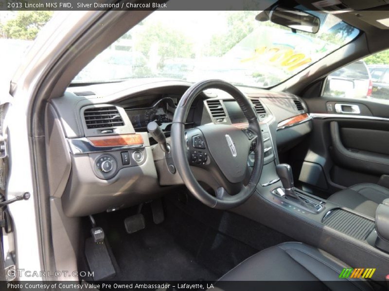 Silver Diamond / Charcoal Black 2013 Lincoln MKS FWD