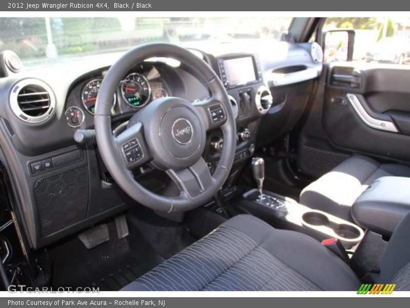 Black / Black 2012 Jeep Wrangler Rubicon 4X4