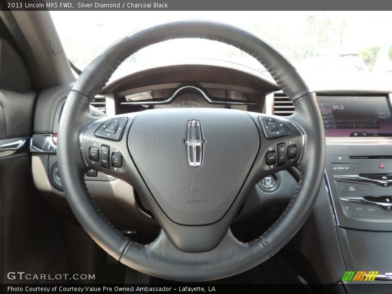 Silver Diamond / Charcoal Black 2013 Lincoln MKS FWD