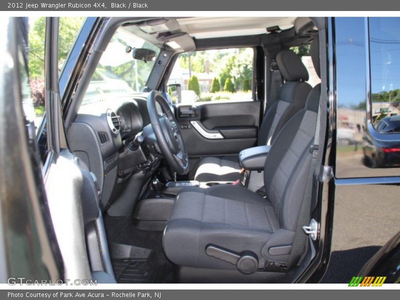 Black / Black 2012 Jeep Wrangler Rubicon 4X4
