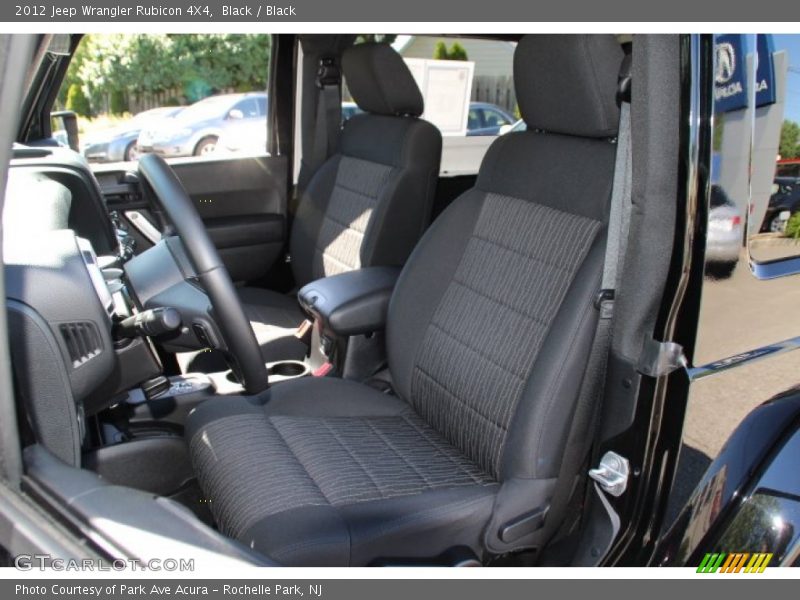 Black / Black 2012 Jeep Wrangler Rubicon 4X4