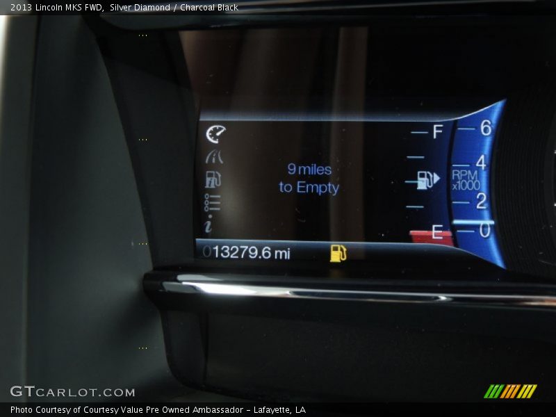 Silver Diamond / Charcoal Black 2013 Lincoln MKS FWD