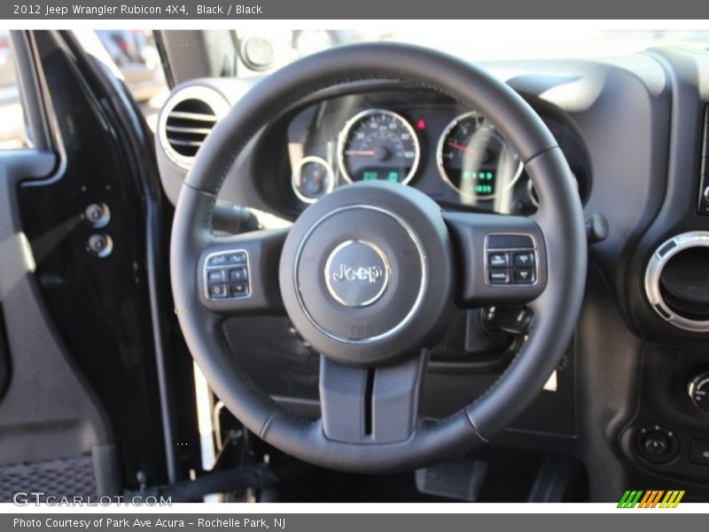 Black / Black 2012 Jeep Wrangler Rubicon 4X4