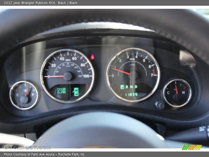 Black / Black 2012 Jeep Wrangler Rubicon 4X4