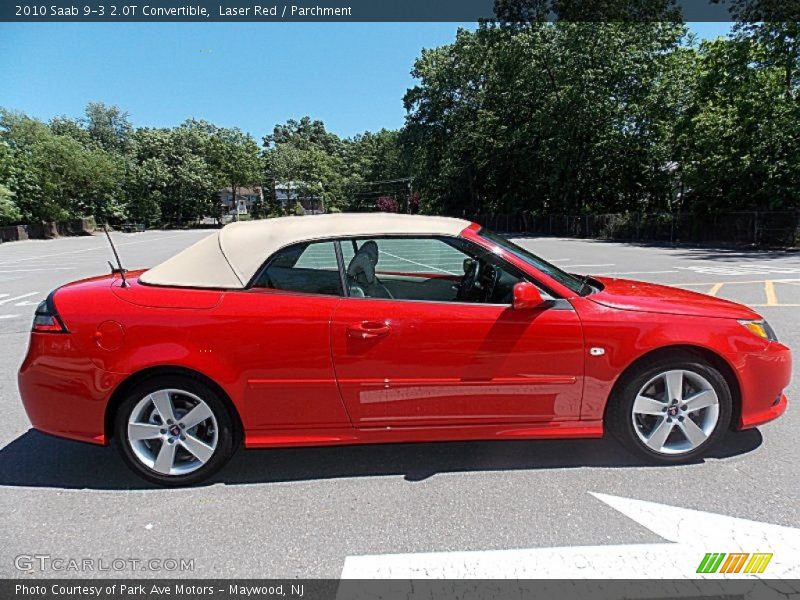  2010 9-3 2.0T Convertible Laser Red