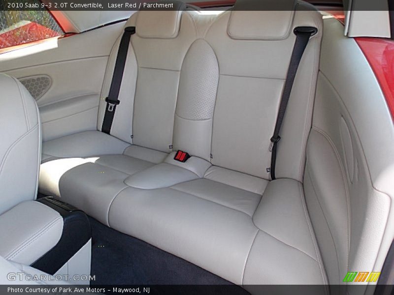 Rear Seat of 2010 9-3 2.0T Convertible