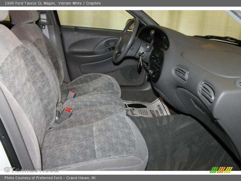 Vibrant White / Graphite 1996 Ford Taurus GL Wagon