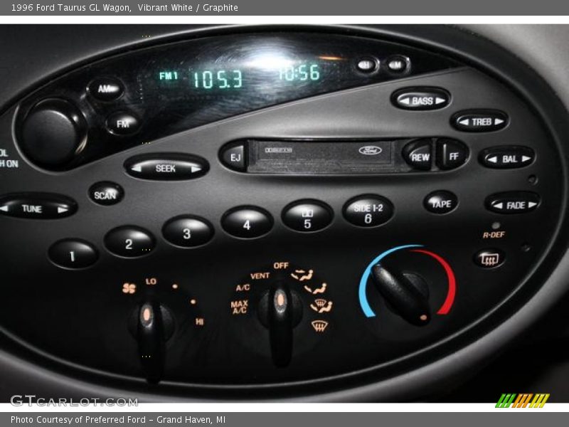 Controls of 1996 Taurus GL Wagon
