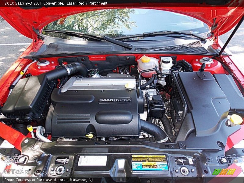  2010 9-3 2.0T Convertible Engine - 2.0 Liter Turbocharged DOHC 16-Valve V6