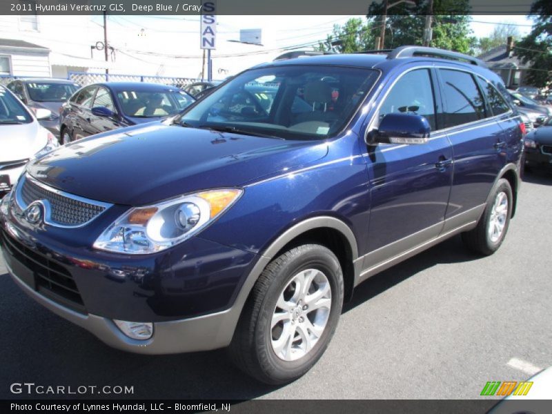 Deep Blue / Gray 2011 Hyundai Veracruz GLS