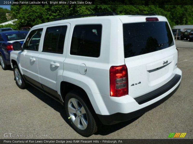 Bright White / Dark Slate Gray 2014 Jeep Patriot Latitude 4x4