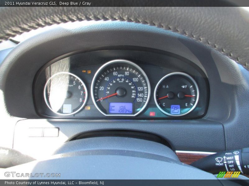 Deep Blue / Gray 2011 Hyundai Veracruz GLS