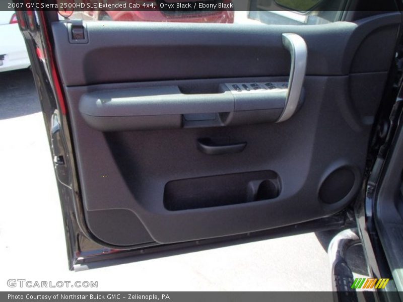 Onyx Black / Ebony Black 2007 GMC Sierra 2500HD SLE Extended Cab 4x4