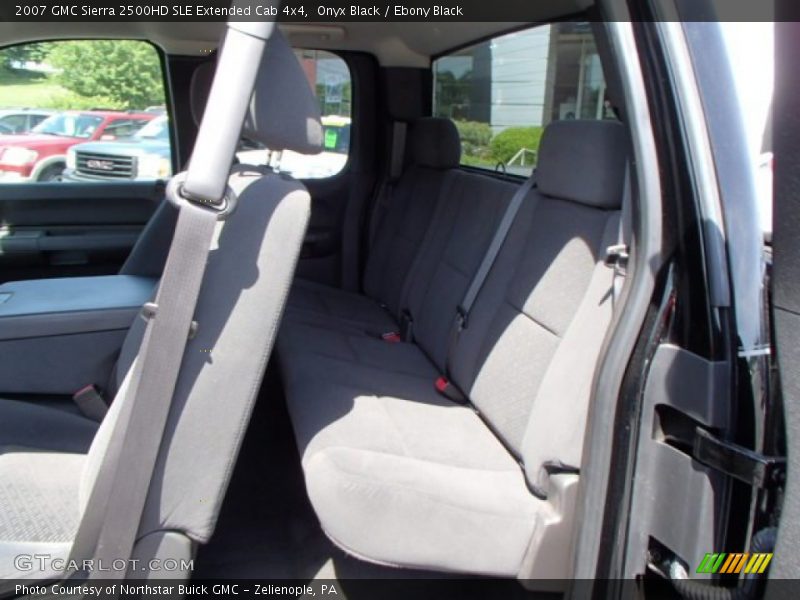 Onyx Black / Ebony Black 2007 GMC Sierra 2500HD SLE Extended Cab 4x4