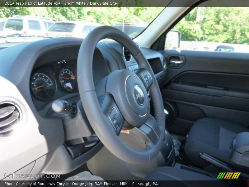 Bright White / Dark Slate Gray 2014 Jeep Patriot Latitude 4x4