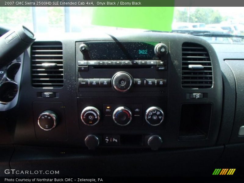 Onyx Black / Ebony Black 2007 GMC Sierra 2500HD SLE Extended Cab 4x4