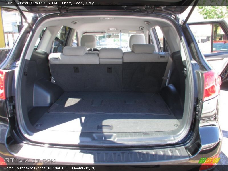 Ebony Black / Gray 2009 Hyundai Santa Fe GLS 4WD