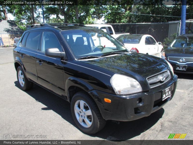 Obsidian Black / Gray 2005 Hyundai Tucson GL