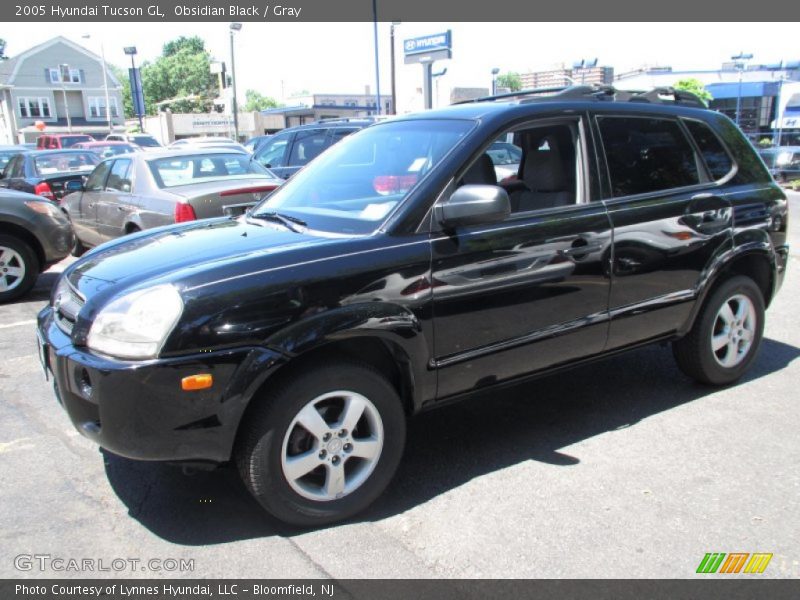 Obsidian Black / Gray 2005 Hyundai Tucson GL