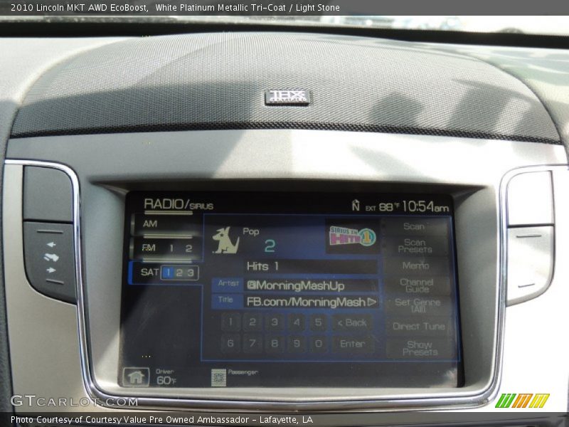 White Platinum Metallic Tri-Coat / Light Stone 2010 Lincoln MKT AWD EcoBoost