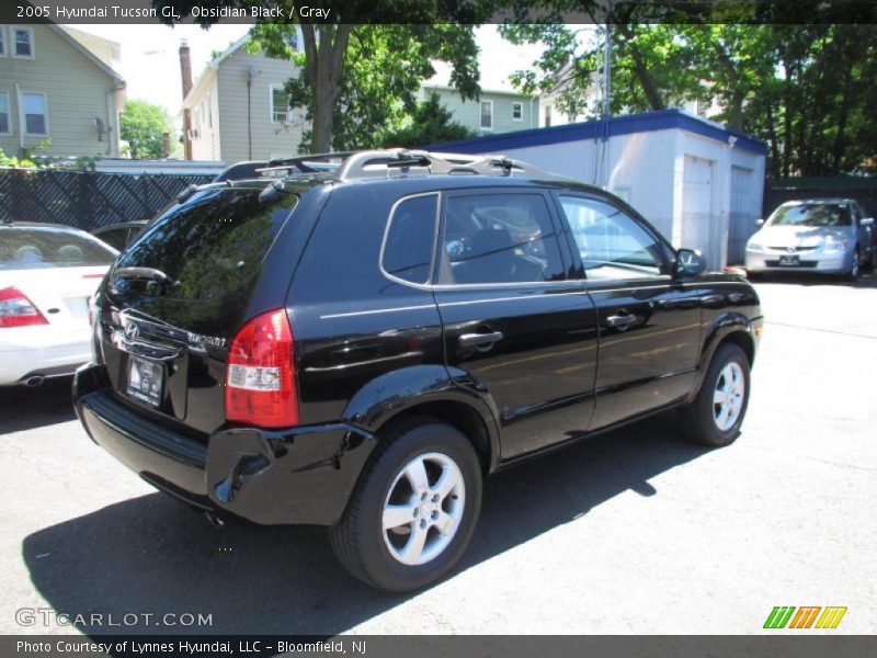 Obsidian Black / Gray 2005 Hyundai Tucson GL