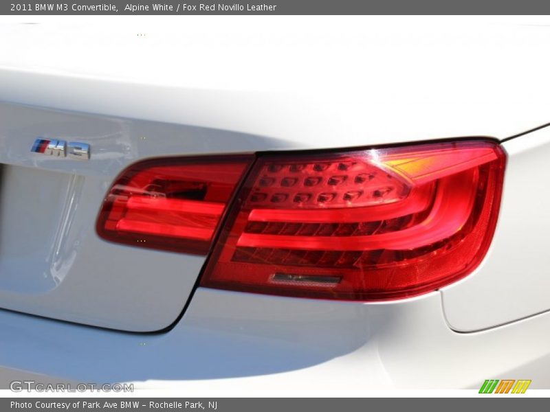 Alpine White / Fox Red Novillo Leather 2011 BMW M3 Convertible