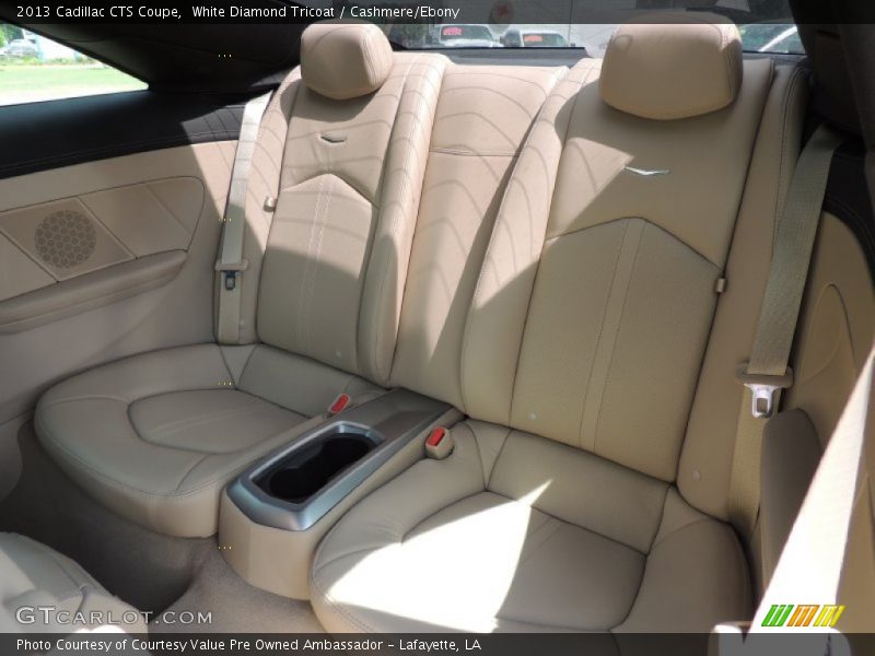 White Diamond Tricoat / Cashmere/Ebony 2013 Cadillac CTS Coupe