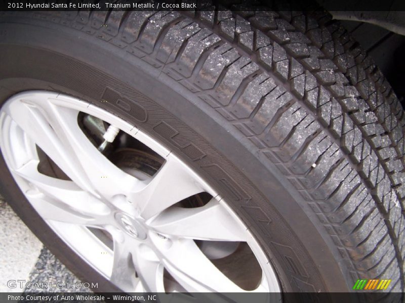 Titanium Metallic / Cocoa Black 2012 Hyundai Santa Fe Limited