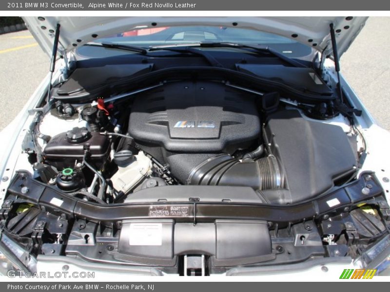 Alpine White / Fox Red Novillo Leather 2011 BMW M3 Convertible